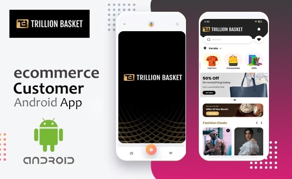 UX UI-Trillion Basket Android Customer App